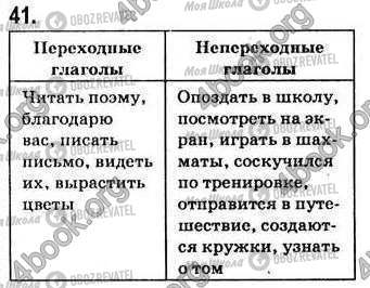 ГДЗ Російська мова 7 клас сторінка 41